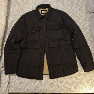 Flint And Tinder Jackson Shirt Jacket Size Large Dark Navy